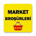 market broşürleri android application logo